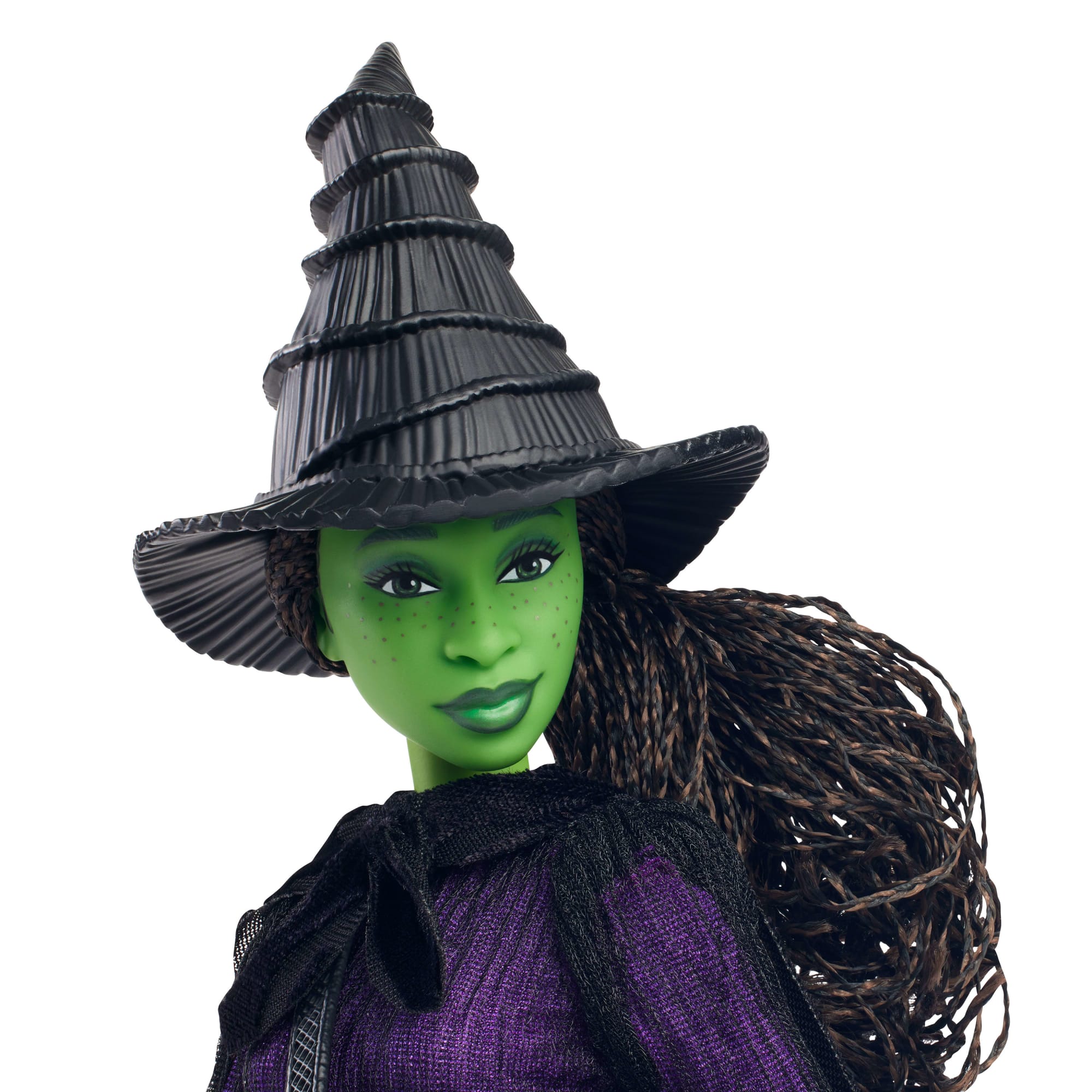 Universal Pictures’ Wicked Deluxe Elphaba Fashion Doll & Accessories With Braided Hair & Posability