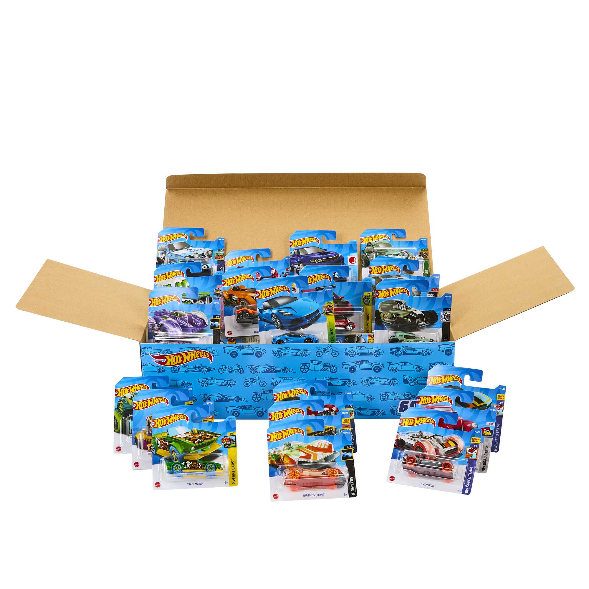Hot Wheels®  Échelle1:64  Coffret de 60Véhicules de Collection