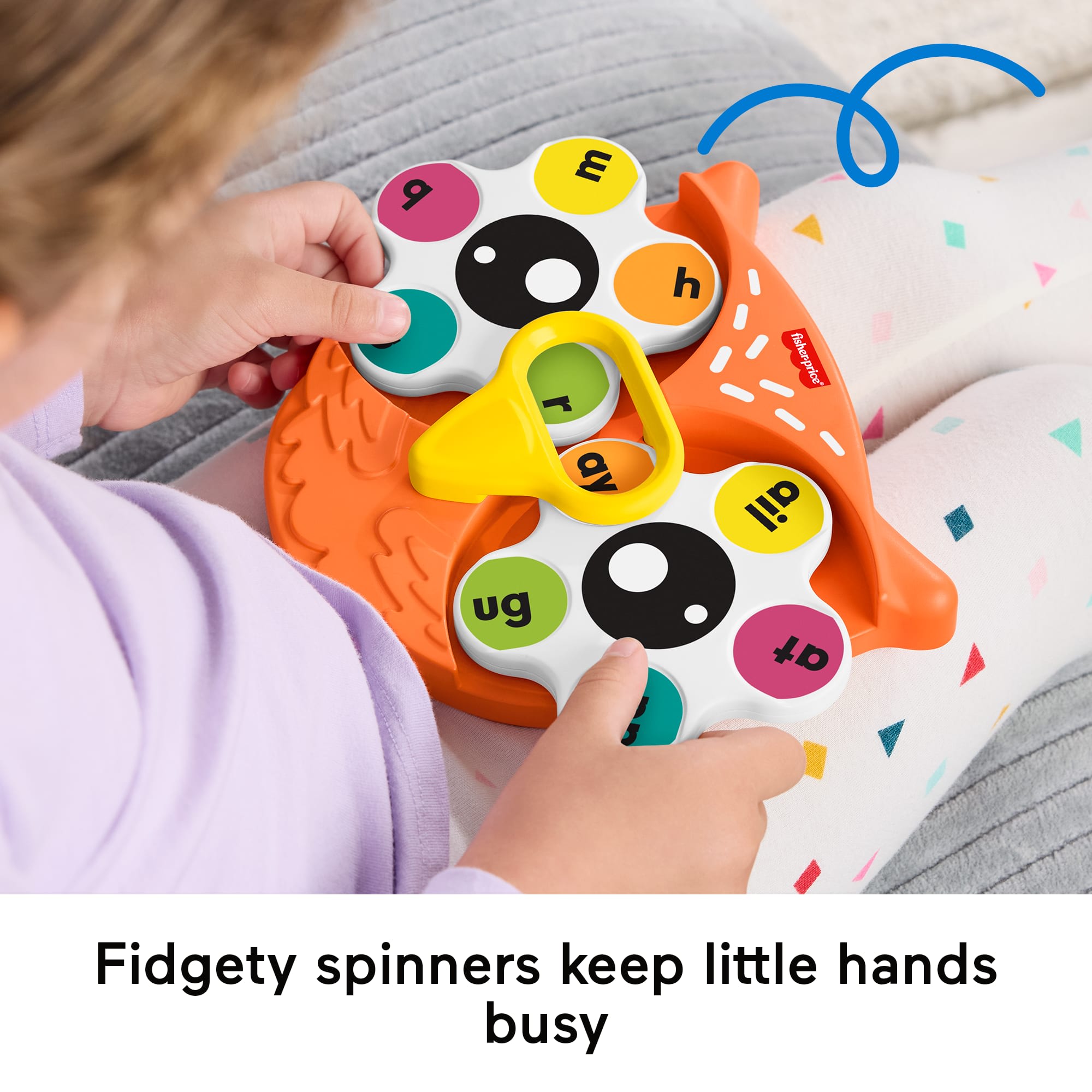 Fisher-Price Spin ‘n Rhyme Fidget Spinner Learning Activity Toy For Preschool Kids