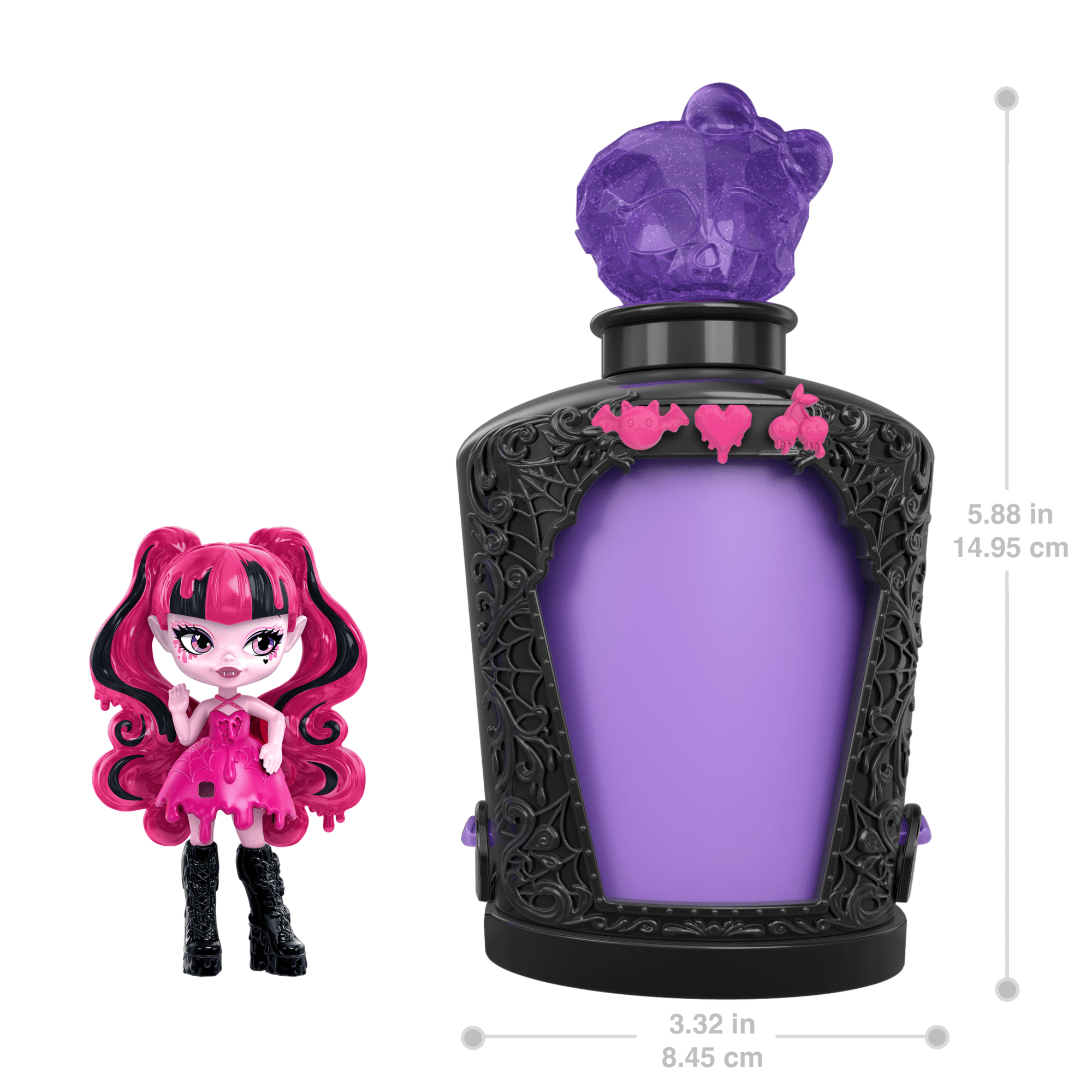 Monster High Potions Mini Dolls, Surprise Character Figures With Water Reveal (Characters May Vary)