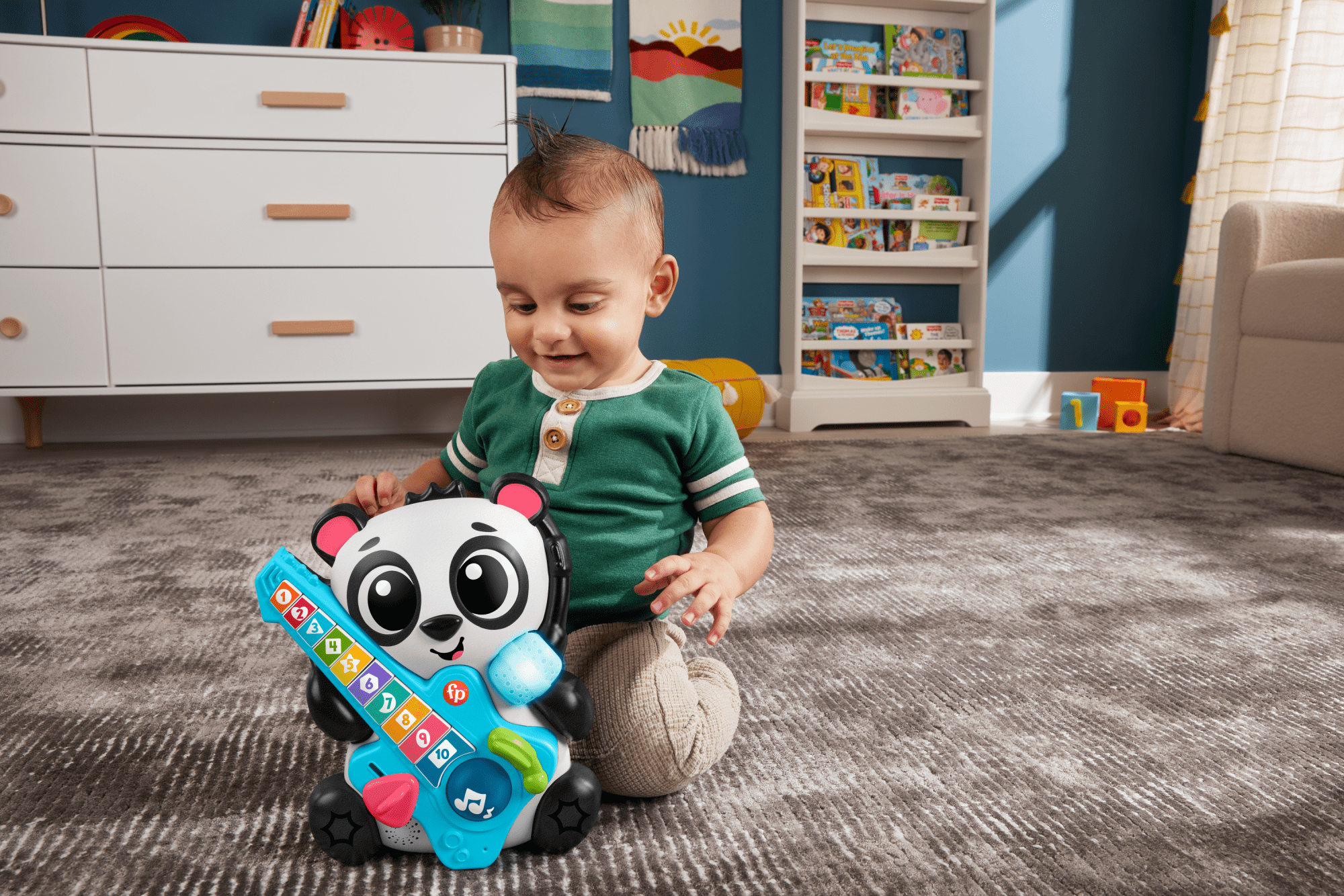 Fisher-Price Juguete para Bebés Escuadrón Musical Panda Contemos Juntos