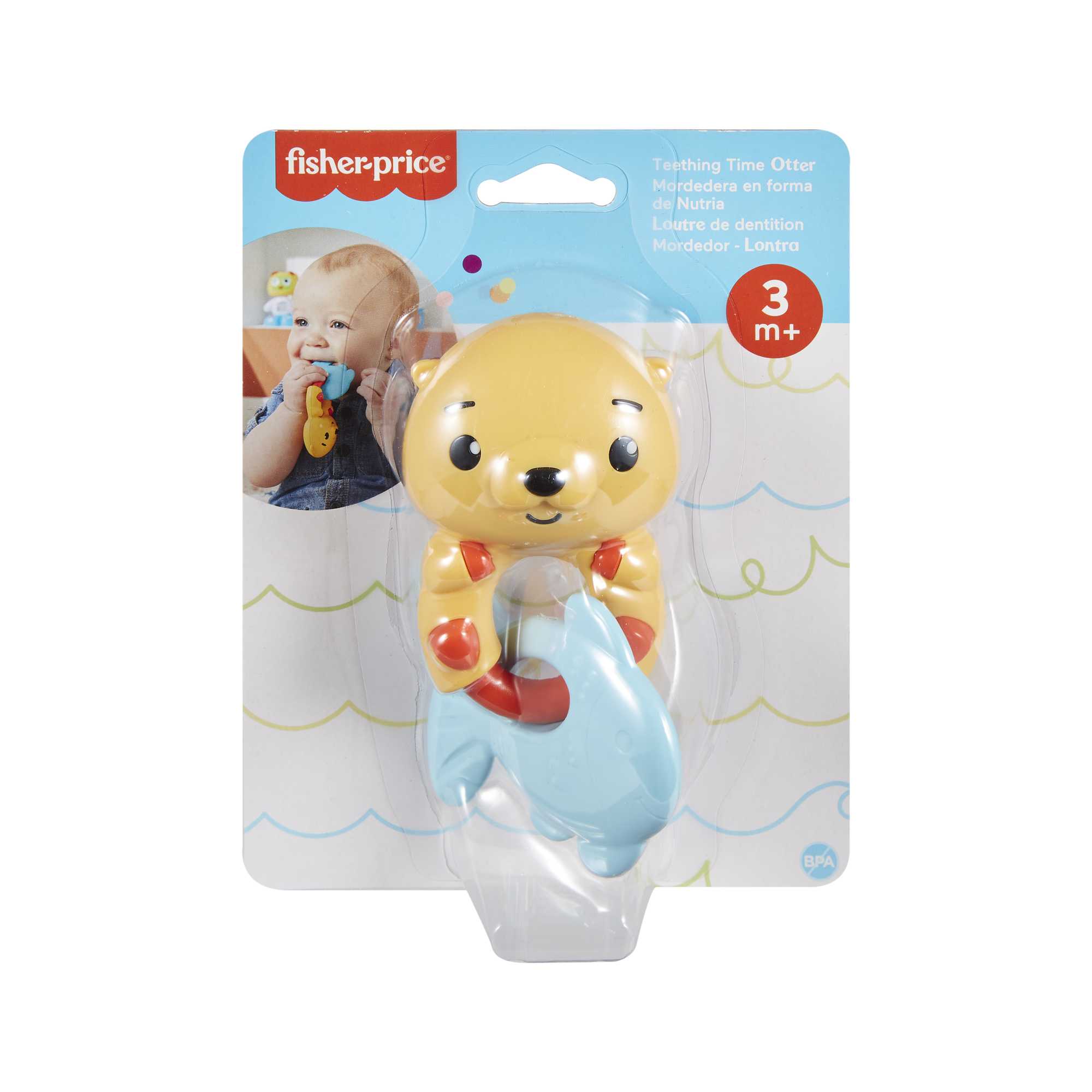 Fisher-Price Baby Sonaja para Bebés Sensimals Leopardo