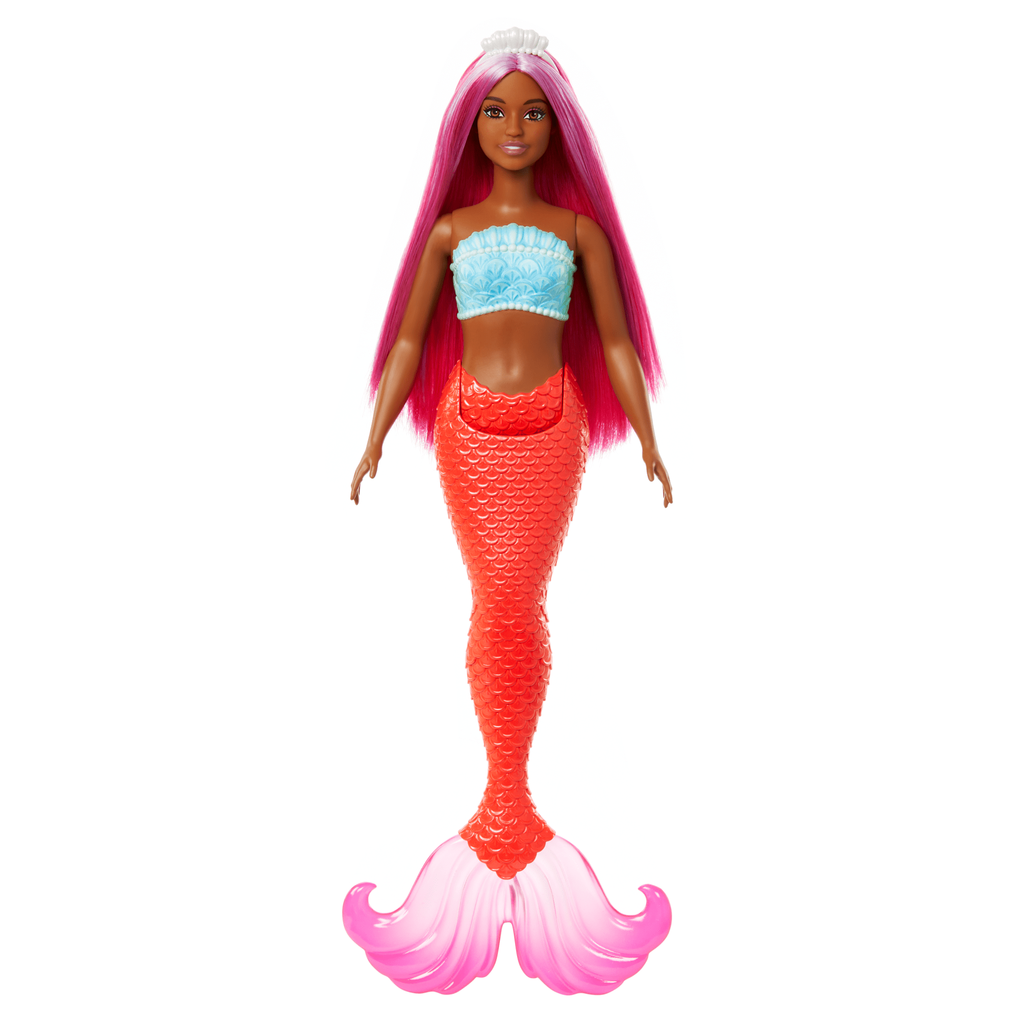 Barbie-Poupées Sirènes Avec Cheveux et Nageoire Colorés et Serre-Tête