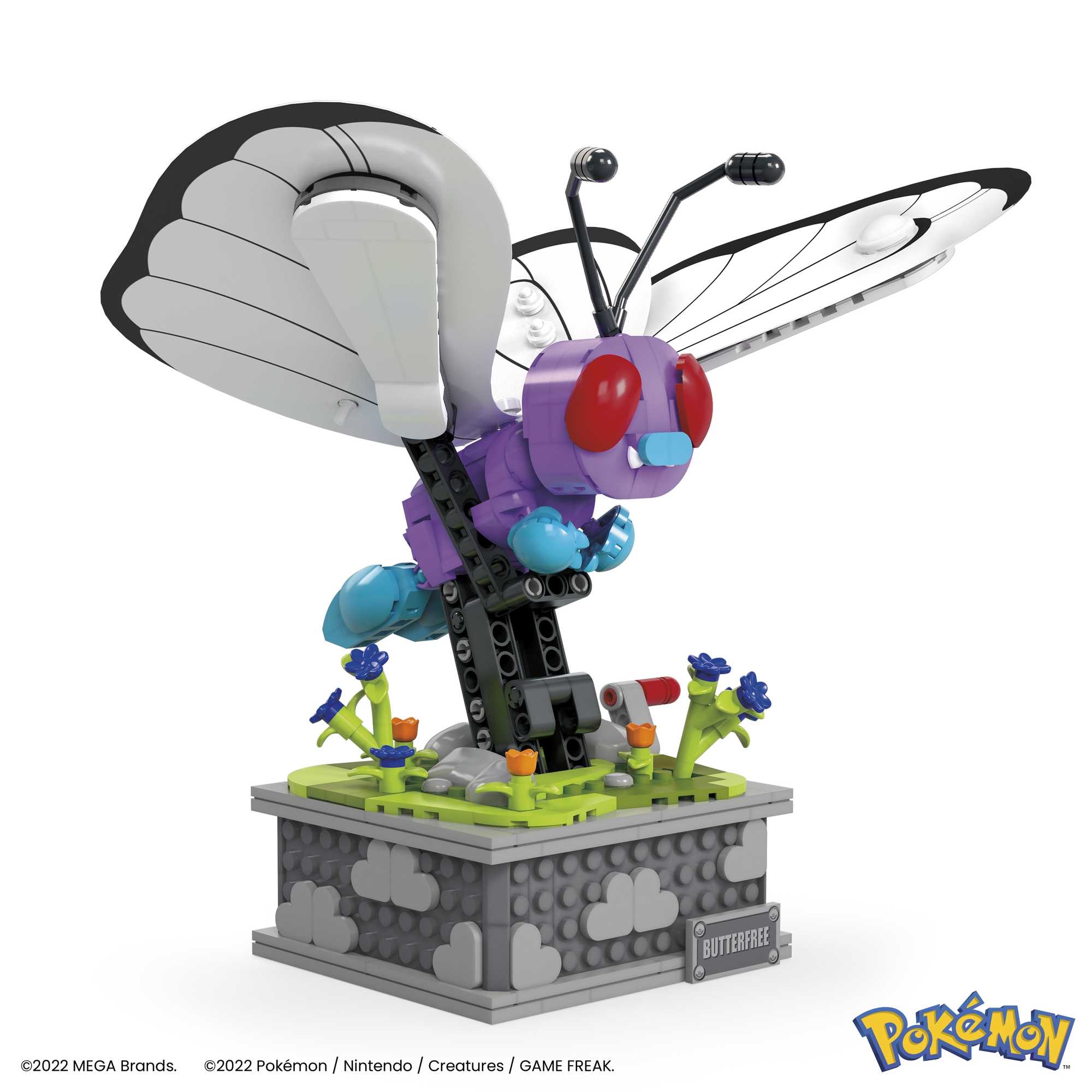 Mega™ Pokémon™ Papilusion en Mouvement