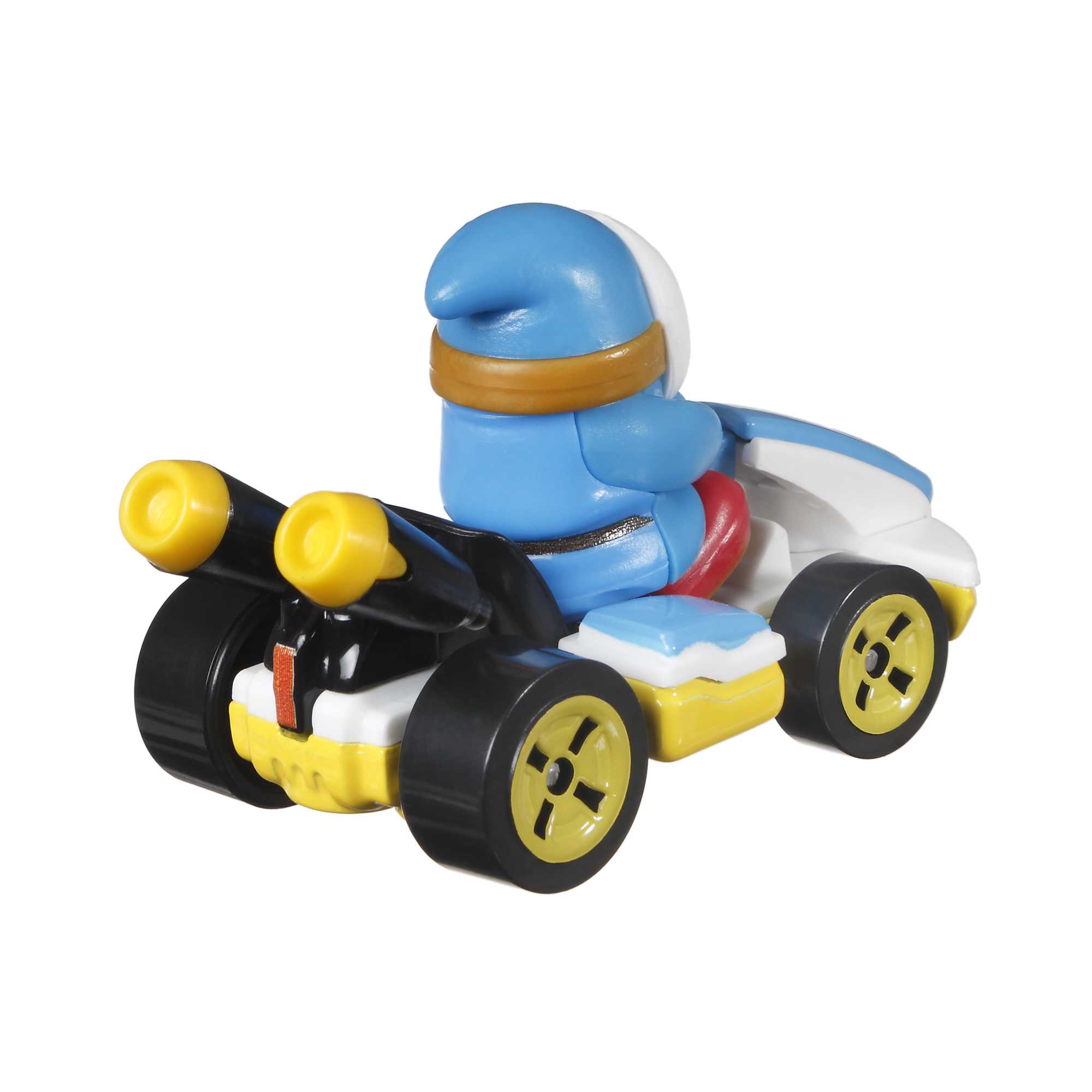Hot Wheels Mario Kart Veículo de Brinquedo Kart Padrão Shy Guy Azul Claro