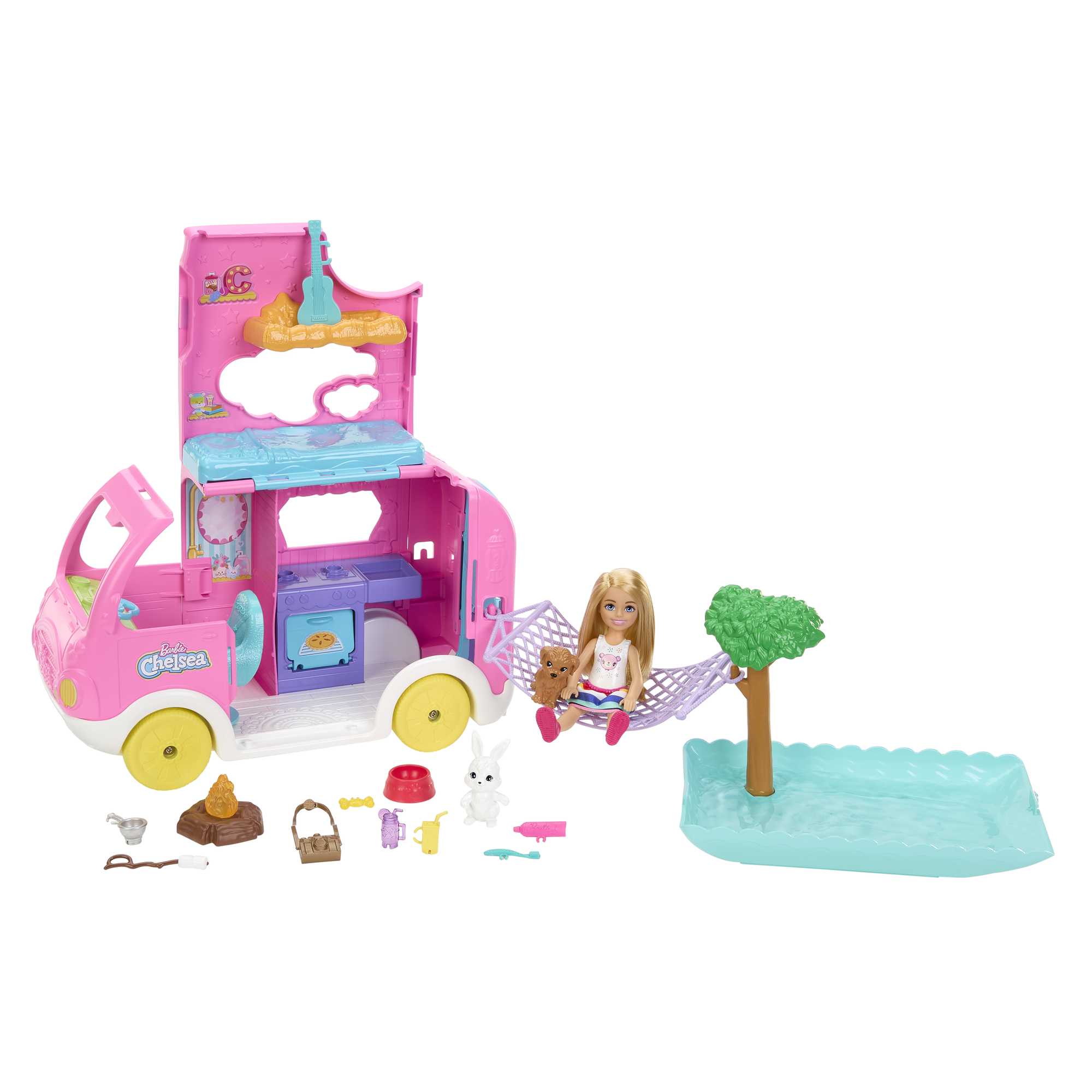 Barbie Vehículo de Juguete Chelsea Nuevo Camper