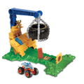 Hw  Monster Trucks  Coffret de Jeu  Défi à Plein Gaz Rhinomite