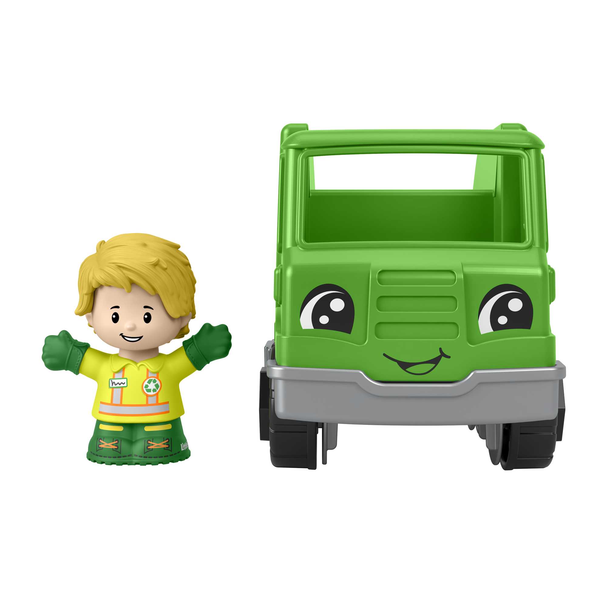 Fisher-Price  Little People  Camion de Recyclage et Figurine